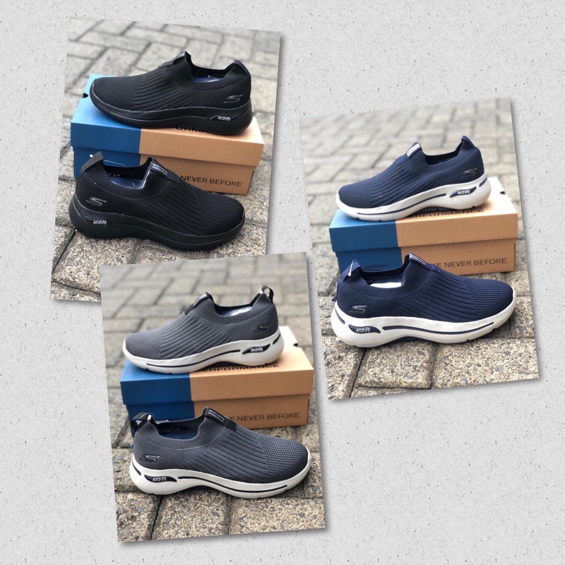 Sepatu Skechers / Sketcher / Skecher Pria / Skecer Gowalk Arch Fit - Iconic