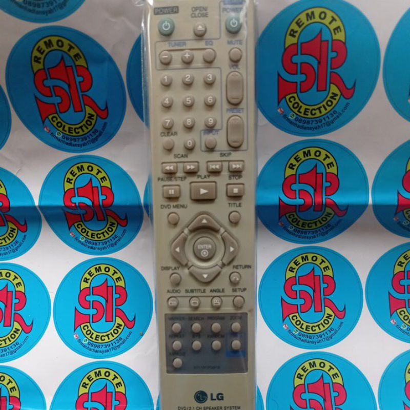 Remote dvd speaker system lg