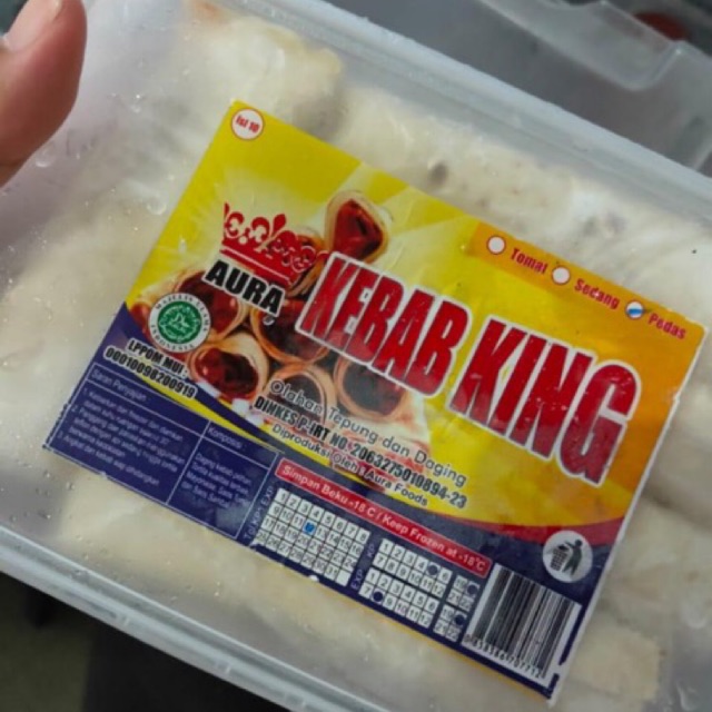 

Kebab King Original 1 Box isi 10 Kebab King Palembang