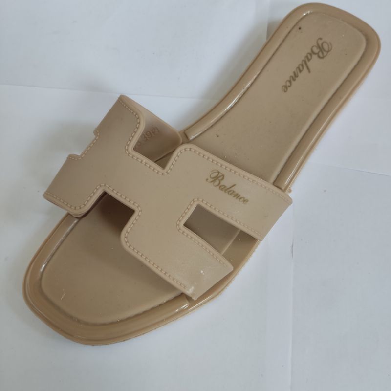 Sandal Karet Jelly Wanita Sandal Empuk Sandal Flat Wanita Murah Sandal Wanita Import