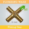X GAS 8 mm (SAMBUNGAN SELANG 4 CABANG)