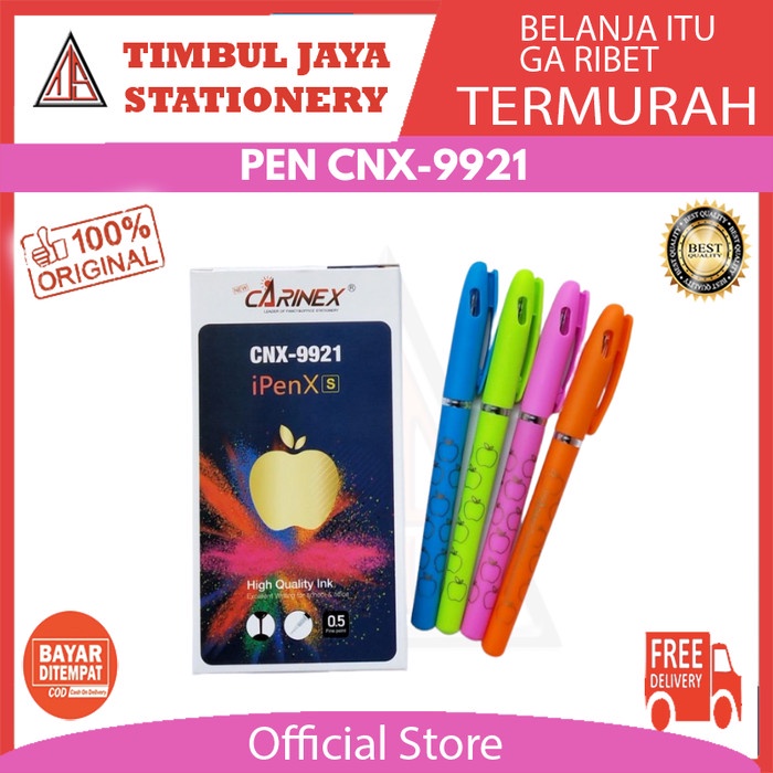 

Gaya Edjoys Pen Gel Smooth Writting Apple Polos Kx-912 Isi 12Pcs Terbatas
