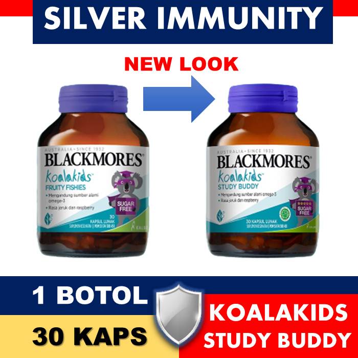 BLACKMORES KOALA KIDS STUDY BUDDY 30 KAPSUL - SUPLEMEN ANAK OMEGA 3