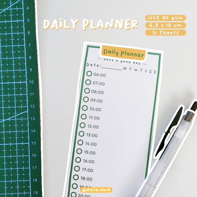 

dmile.desk - Daily Planner | Plan Kegiatanmu Hari Ini
