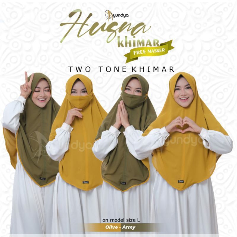 HIJAB INSTAN KHIMAR HUSNA || BOLAK BALIK || AYUNDYA