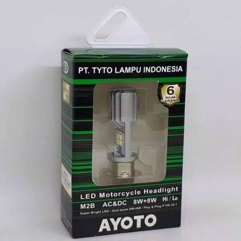 LAMPU LED AYOTO Lampu Depan LED 2sisi AC/DC AYOTO H6