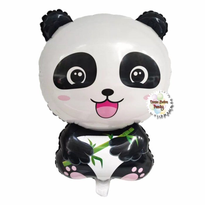 Balon Foil Panda / Binatang Panda / Hewan Panda / Ballon Animal