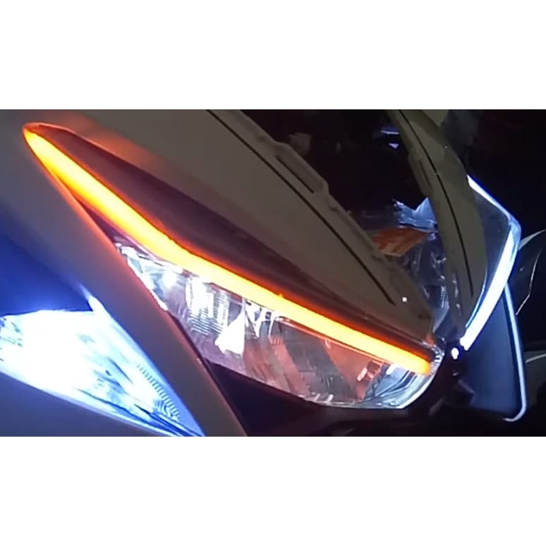 Warna LENGKAP lampu LED ALIS 30 cm 12 volt DRL PLASMA untuk variasi mobil dan motor merah ungu putih kuning hijau biru icy blue