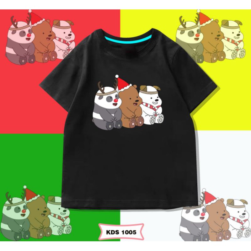 T-SHIRT / KAOS KIDS WE BARE BEAR 24S KARAKTER