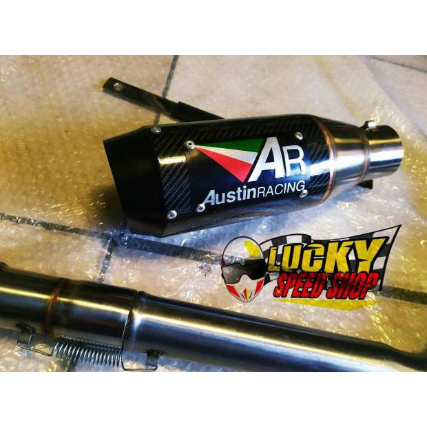 KNALPOT AUSTIN RACING FULL SYSTEM PNP CBR150,R15 V2 & V3,XBRE,BYSON,VIXION,VERZA,GSX DLL Promo