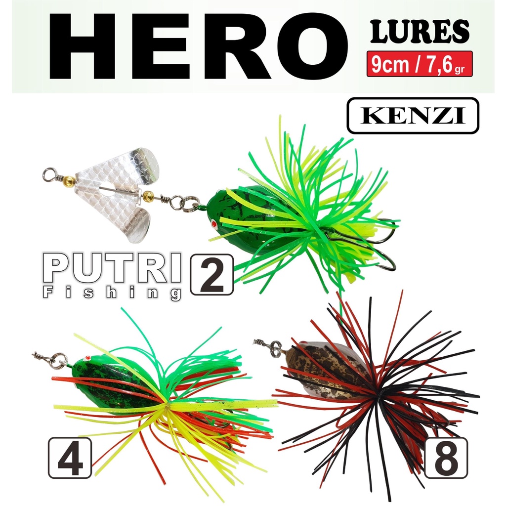 KENZI HERO LURES 90mm 7.6gr