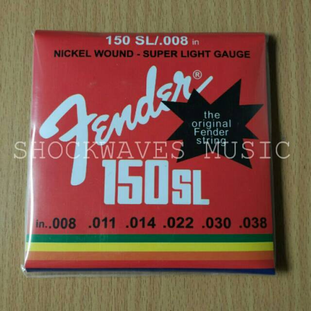 Senar Gitar Elektrik Fender 008