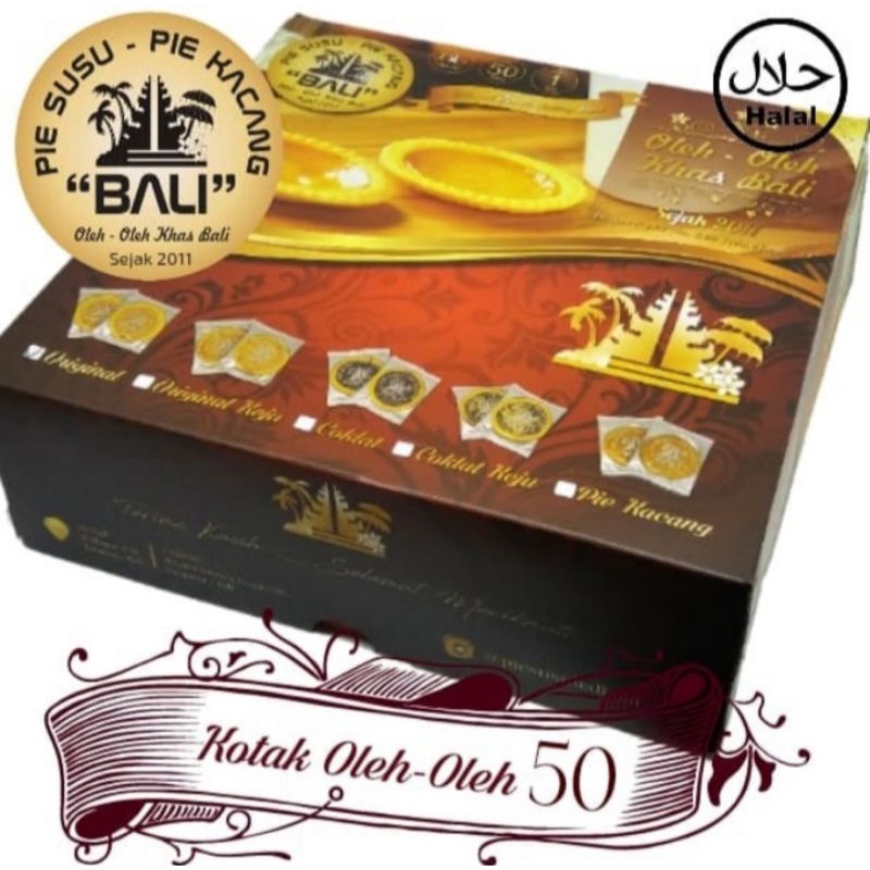 

Pie Susu - Pie Kacang "BALI" Box Isi 50 Pcs