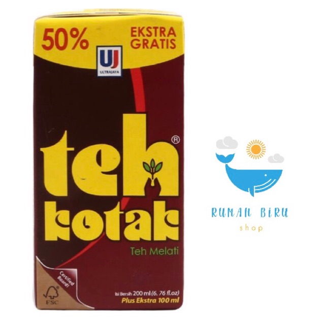 

Teh Kotak Ultra Jasmine Tea 200ml + 100ml