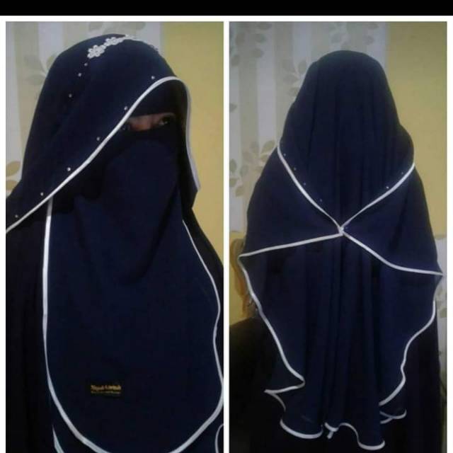 Niqab butterfly flower/niqab butterfly manik