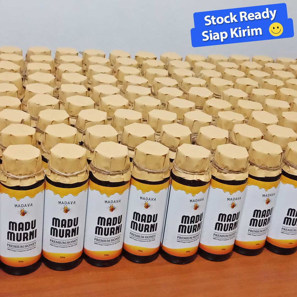 [ASLI] Madu MURNI Madava 350 gram - 100% Madu Asli - Madu Hutan - Madava Honey