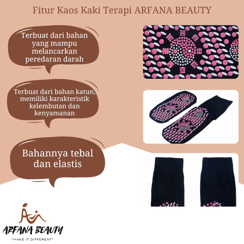 Kaos Kaki Terapi  Pemanas Magnetik Turmalin Penghangat Kaki Kaos Kaki Musim Dingin Winter