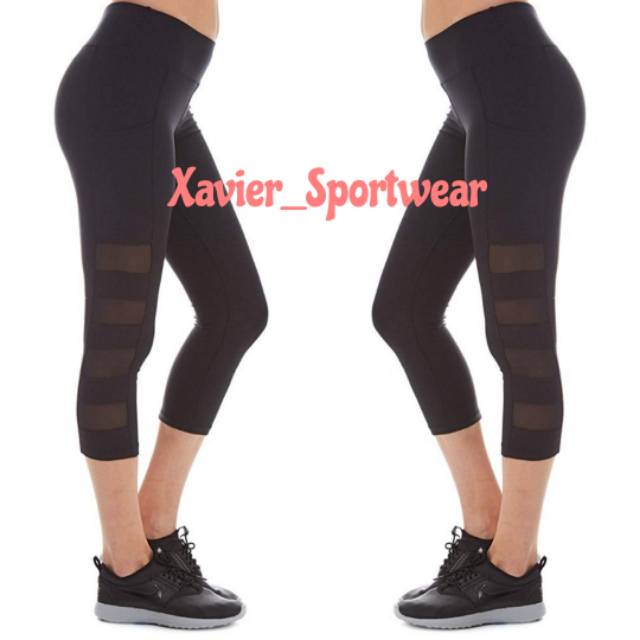 Gottex Strappy mesh capri