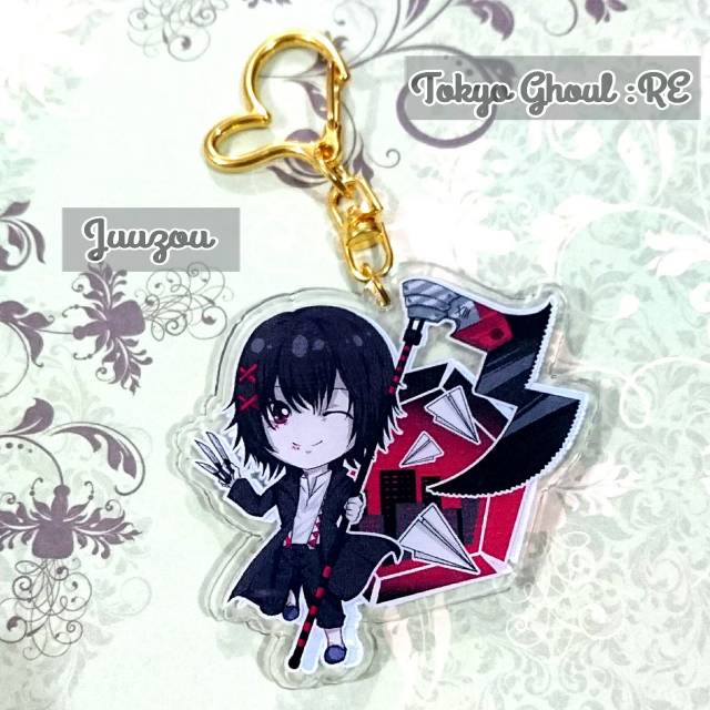 Gantungan kunci tokyo ghoul re bening haise kaneki ken tooru urie juuzou shuzuya anime keychain