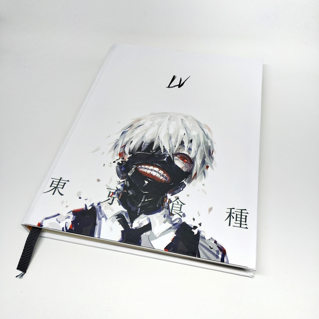 

Notebook Kaneki Ken Tokyo Ghoul Anime Cosplay Buku Tulis Hardcover Jurnal Custom Nama