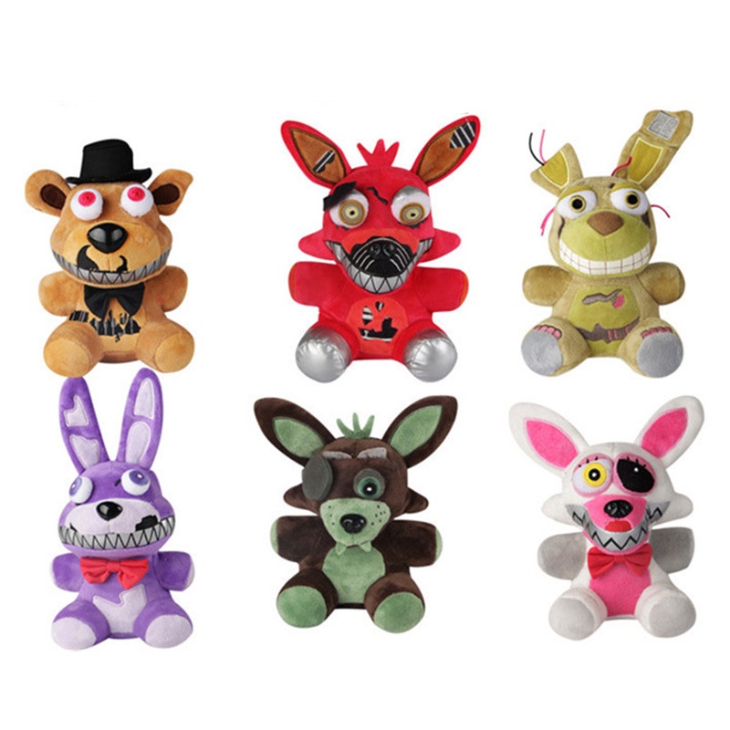 Mainan Boneka Stuffed Plush Anime Beruang Rubah Bonnie FNAF Five Nights at Freddy