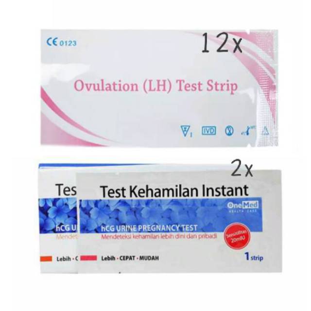 12x LH Ovulation Test 2x Tes Hamil