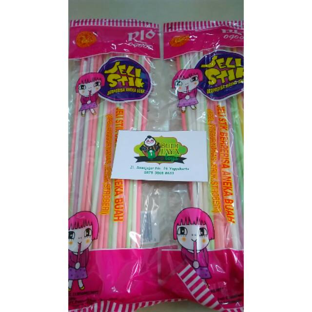 

50pc Jely stick yogurt/permen long stick