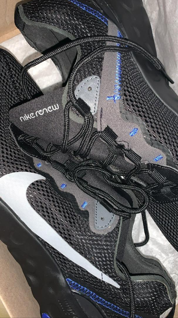 Jual NIKE RENEW ELEMENT 55 BLACK BLUE 