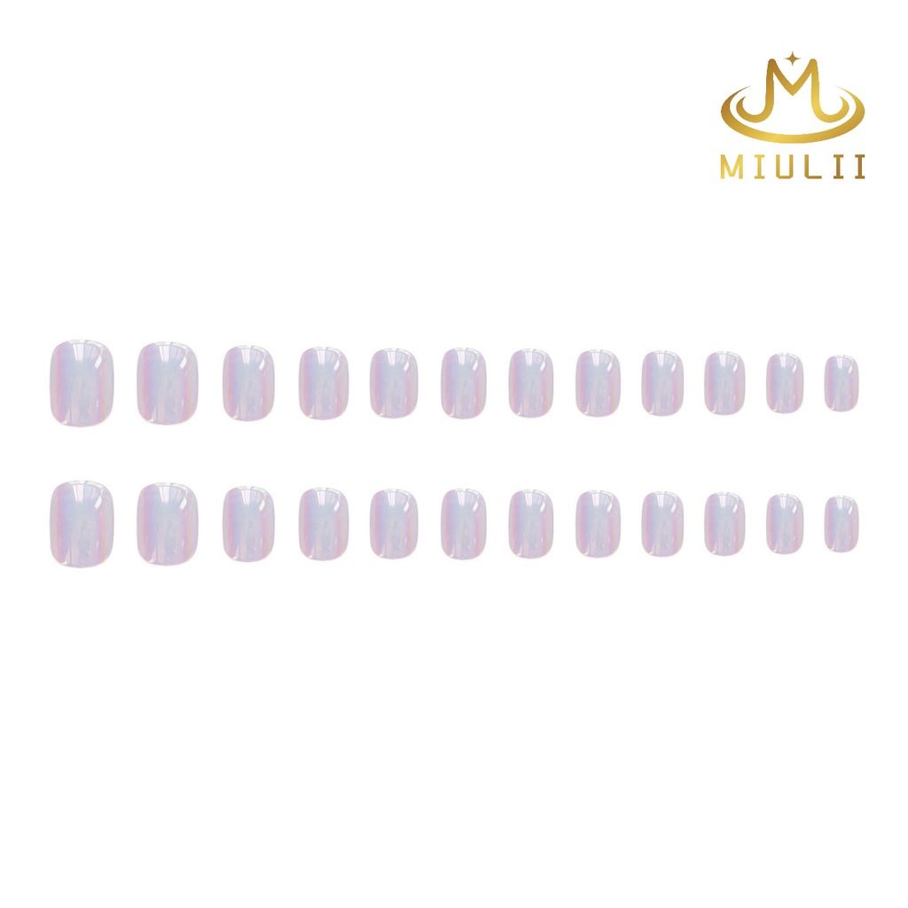 MIULII / KUKU PALSU   A0403  / 24PCS / 3D / NAIL ART / PREMIUM / MERAH / CUTE / FREE LEM JELLY / KUTEK