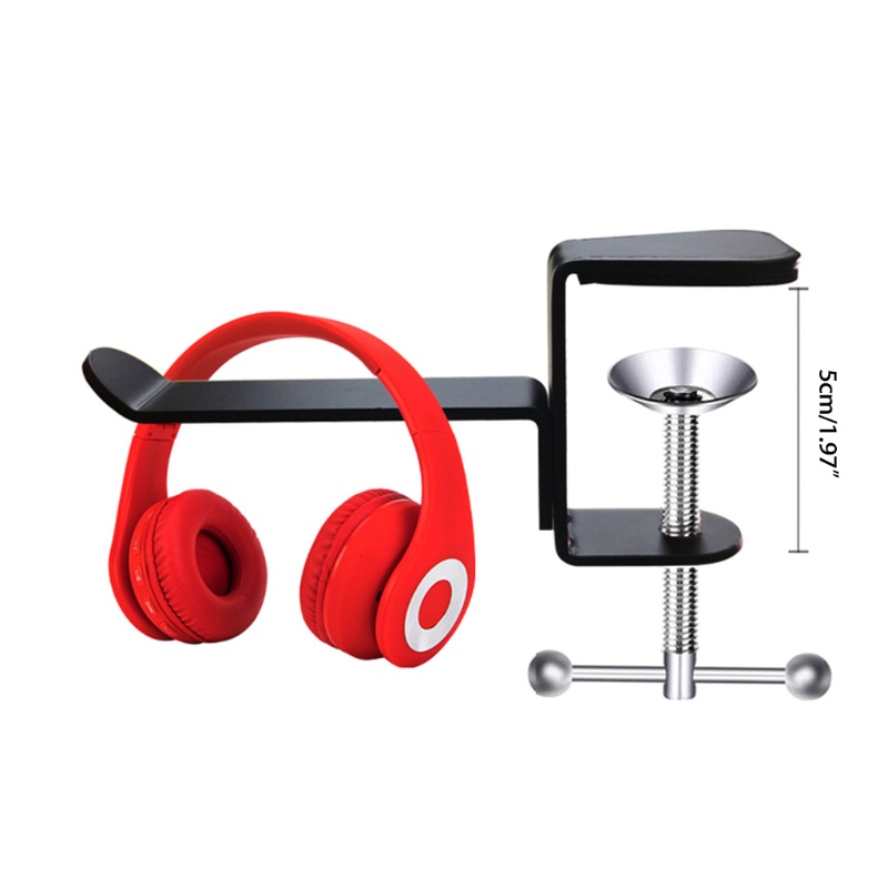 Bt Headset Holder Bebas Paku Untuk Meja Earphone Headphone Display Stand Hanger