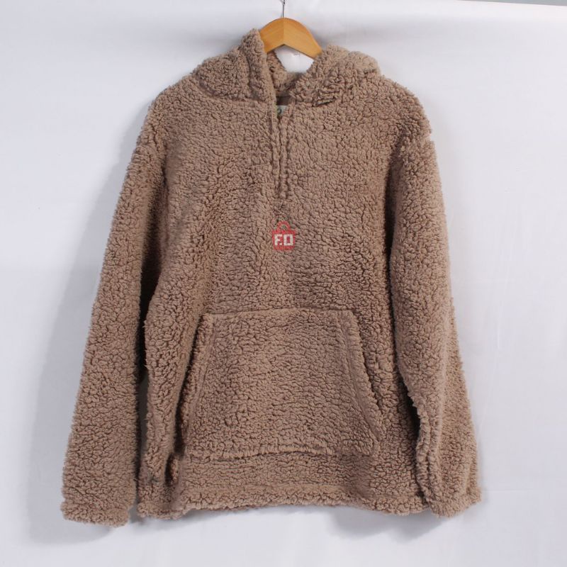 Jaket Wanita Pria Korean Bulu Tebal Distro Terlaris Jaket Unisex Import-4