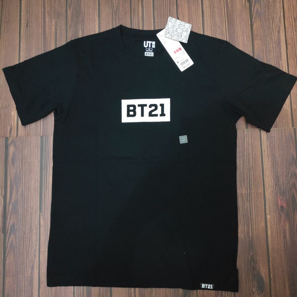 T-SHIRT UNIQLO X BT21 OFFICIAL BAJU BTS TERMURAH