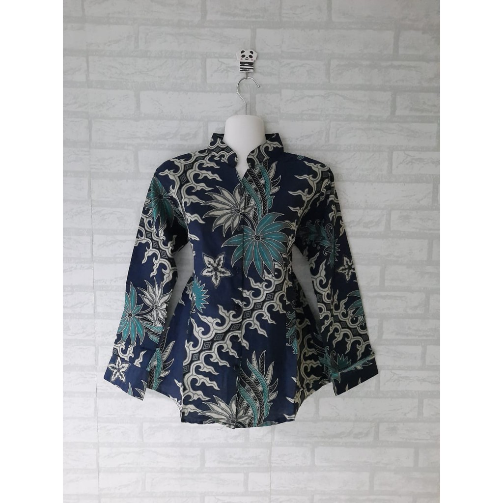 blouse batik/ atasan kerja batik/ seragam batik kerja