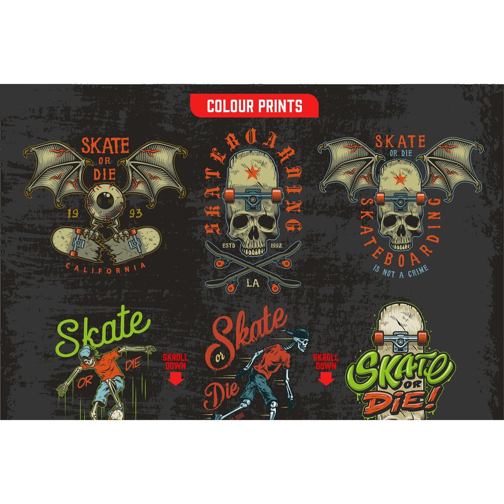 Skateboard Elements Bundle - Vector Designs