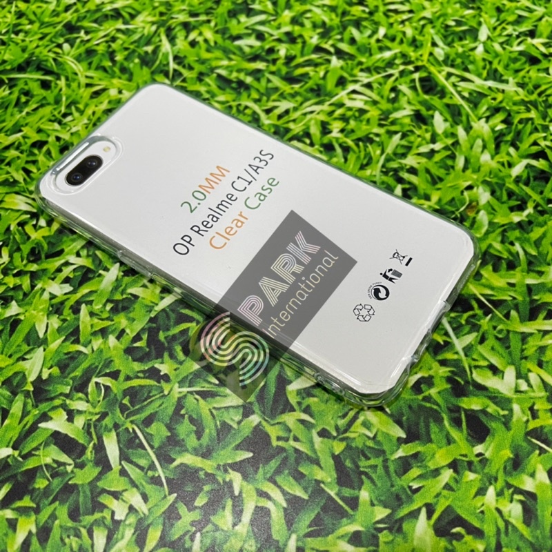 CLEAR CASE REALME C1/A3S SOFTCASE TPU 2.0MM REALME C1/A3S PROMO SEN