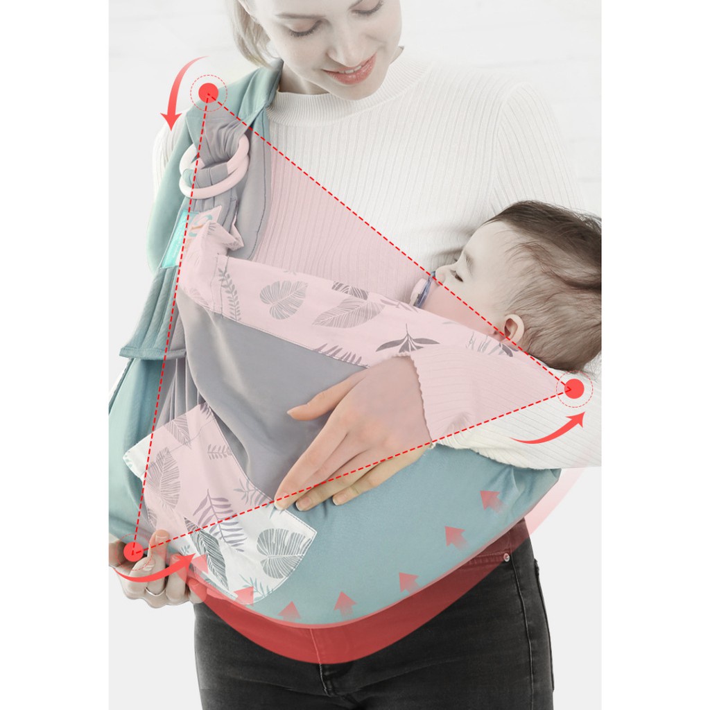 Baby Carrier Hipseat Gendongan Bayi Depan Multifungsi Usia 0-36 Bulan