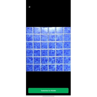 Project Pak Iwan, ROMAN 33box keramik Mosaic precut NAVY.
