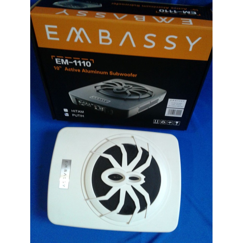 SUBWOOFER EMBASSY EM-1110/ SUBWOOFER KOLONG SM G-32 JOK EMBASSY EM 1110