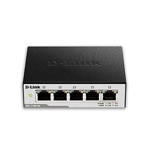 D-LINK DGS-1100-05 5-Port EasySmart Gigabit Ethernet Switch