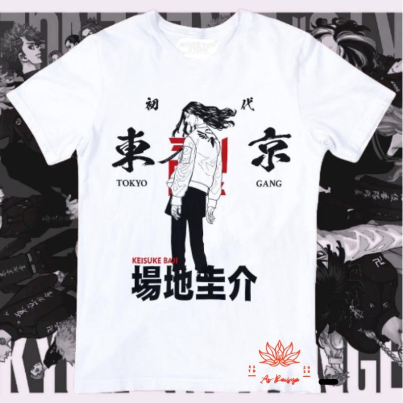 kaos Keisuke baji/T-shirt Keisuke baji/Kaos baji Keisuke Tokyo revengers/T-shirt Tokyo revngers