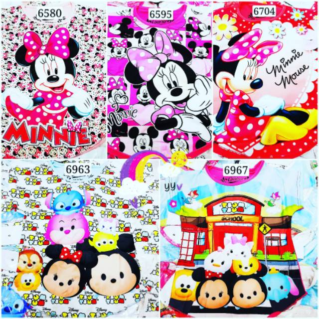 🆕️KAOS ANAK COCO ICE - MINNIE - TSUM TSUM