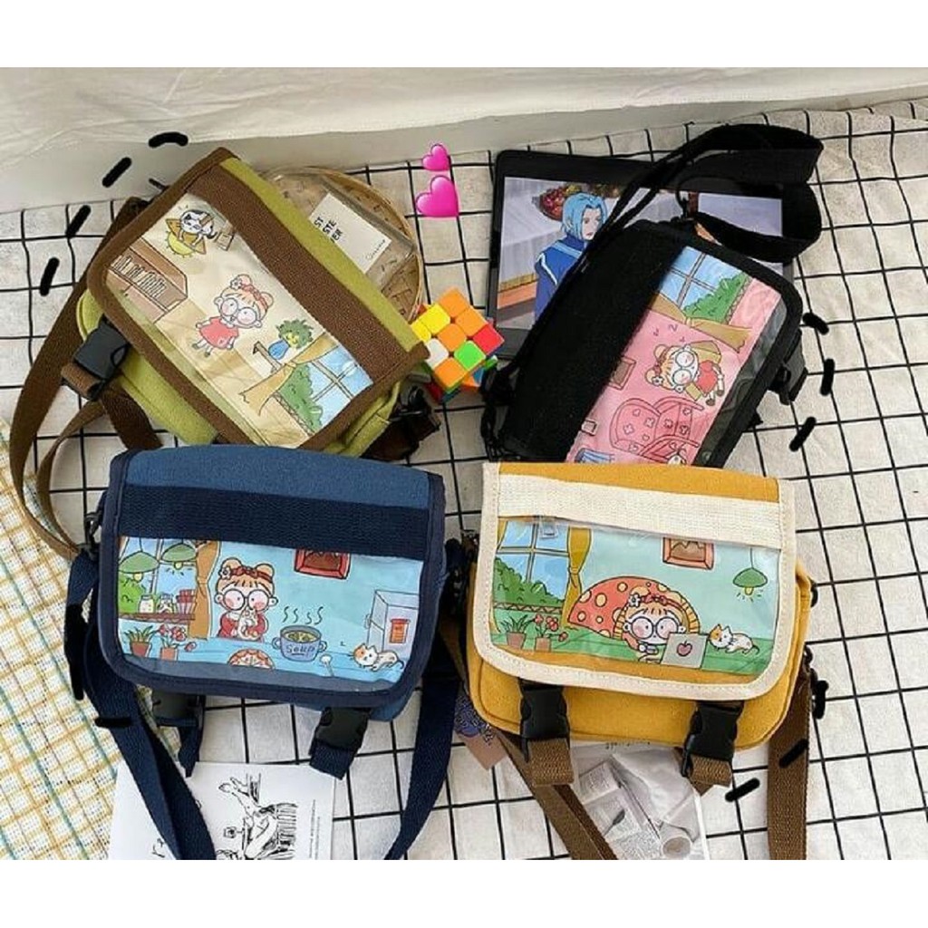 LUMMYSHOP TAS WANITA CARTOON SLING BAG IMPORT PREMIUM