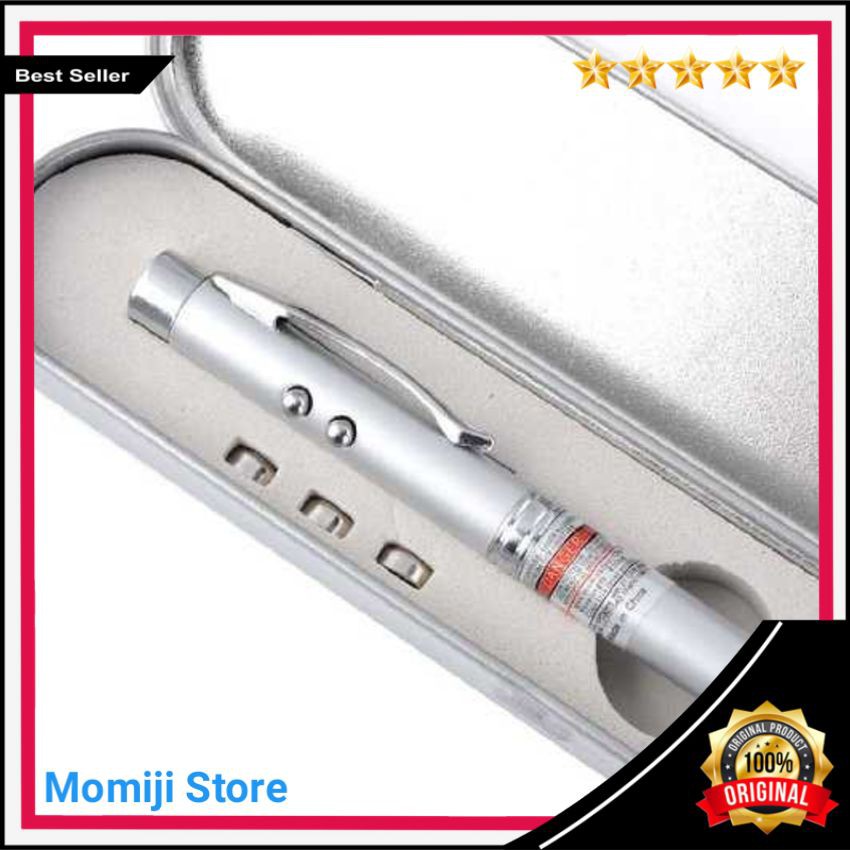 

Promo Pena Premium 5 in 1 Laser Pointer Pulpen Ballpoint