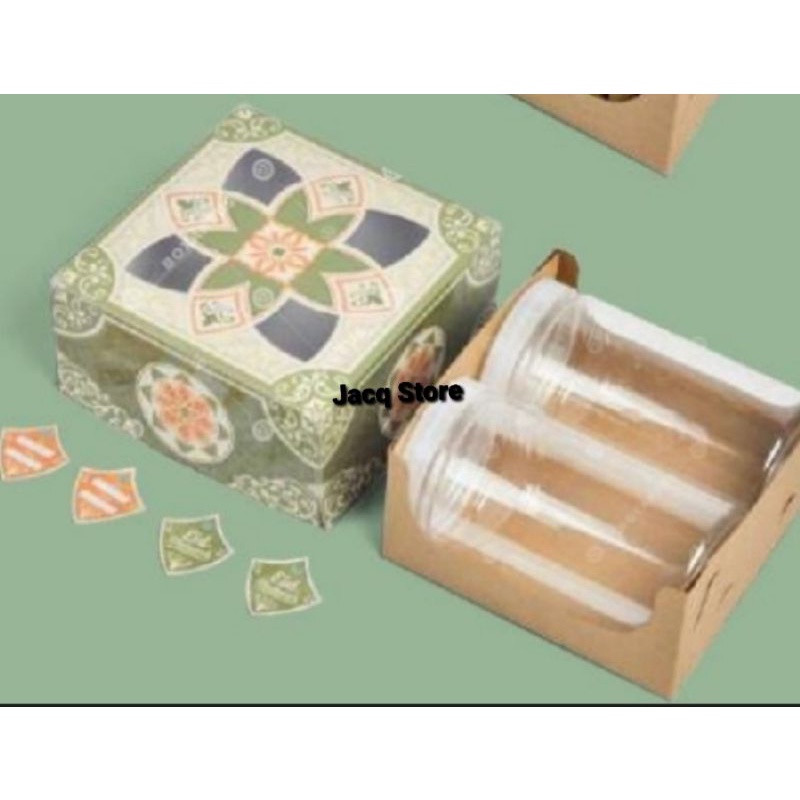 

Dus Lebaran - Box Lebaran - Packaging Lebaran Idul Fitri 2 tabung 1000ml