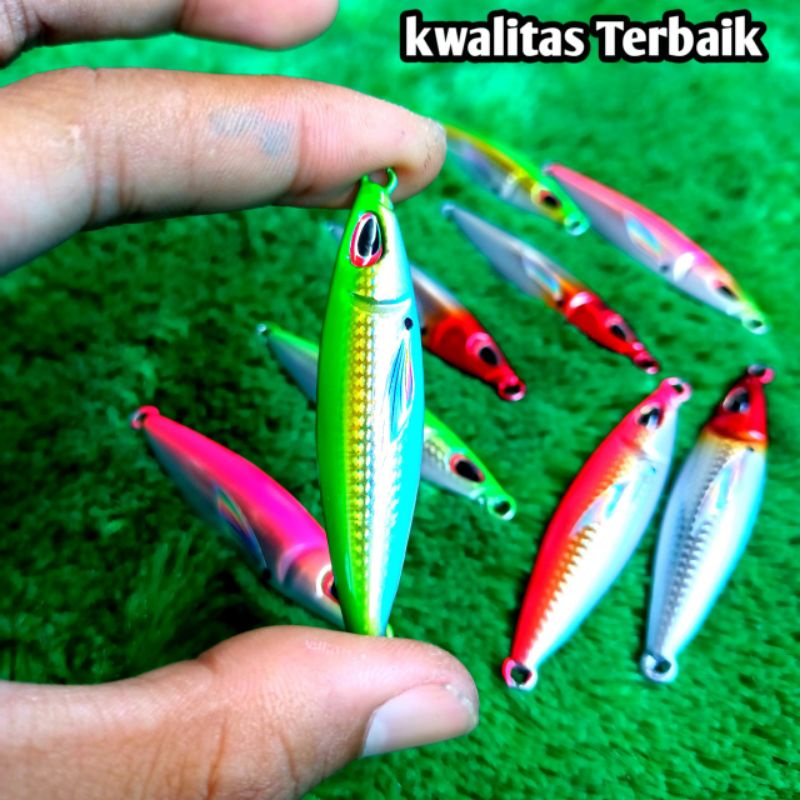 Micro jig 20gram Micro jig 15gram Metal Jig 20gram GID Killer Assist hook Umpan pancing lure