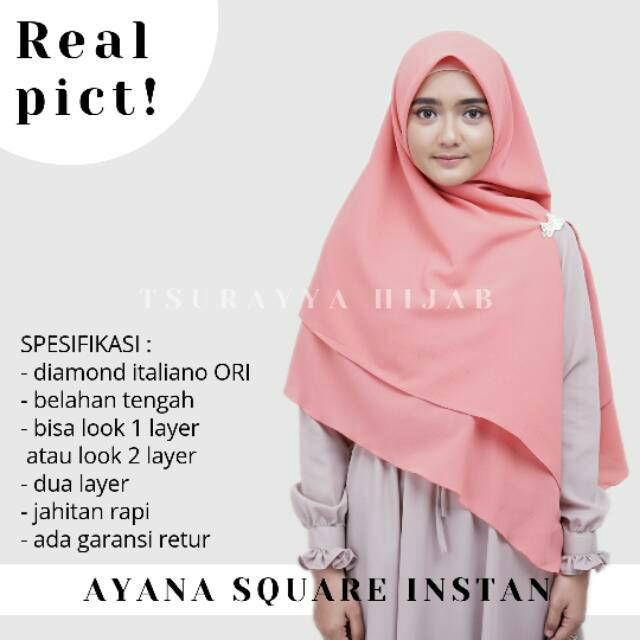  JILBAB  DIAMOND  AYANA SQUARE  INSTAN Shopee Indonesia