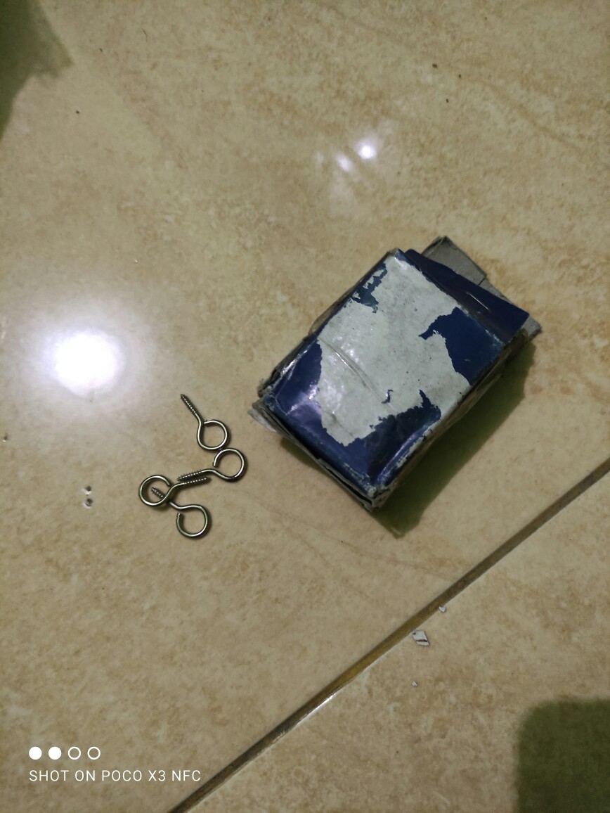 Sekrup Tanda Tanya No 2 / Screw Hook No 2 / Hook Tutup No 2