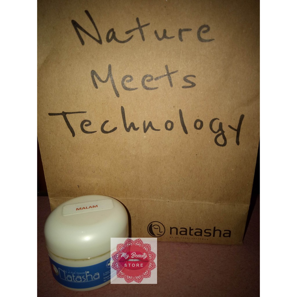 NATASHA Krim Wajah Malam Jerawat