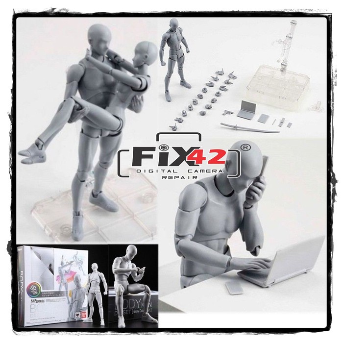 Action Figure Body Kun set DX Male Body Chan female SHFiguart Gray.