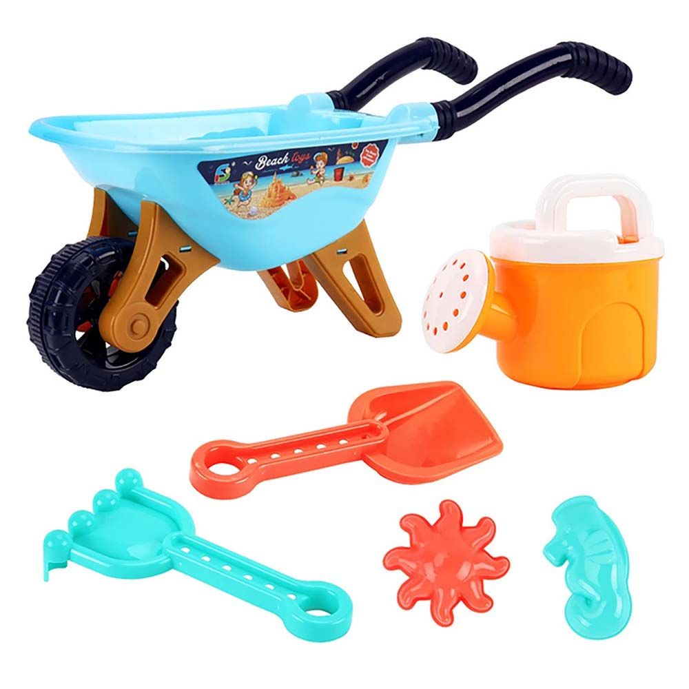 Lanfy Set Mainan Edukasi Anak Model Troli Pasir Multi Warna Untuk Pantai / Outdoor / Musim Panas